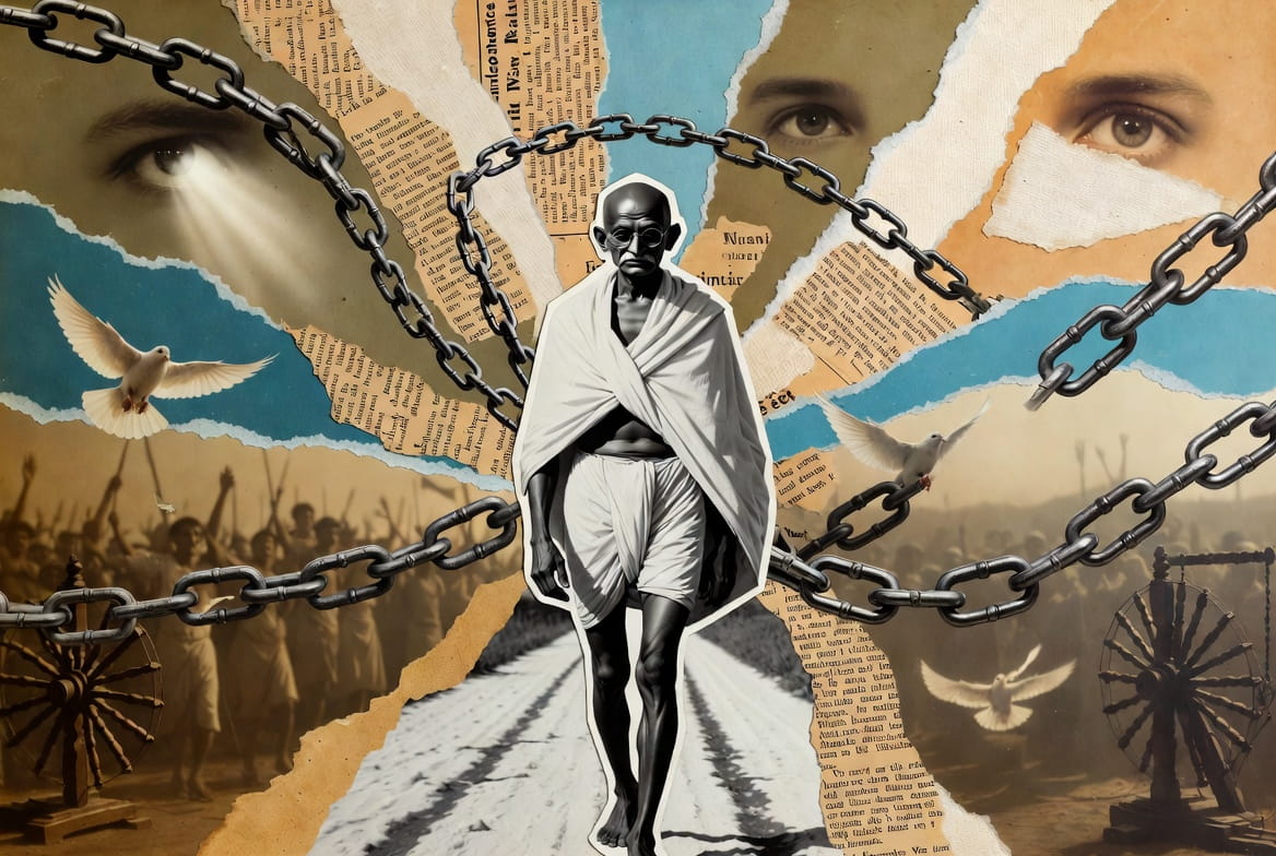 «Ojo por ojo y el mundo acabará ciego»: la frase que Gandhi nunca dijo